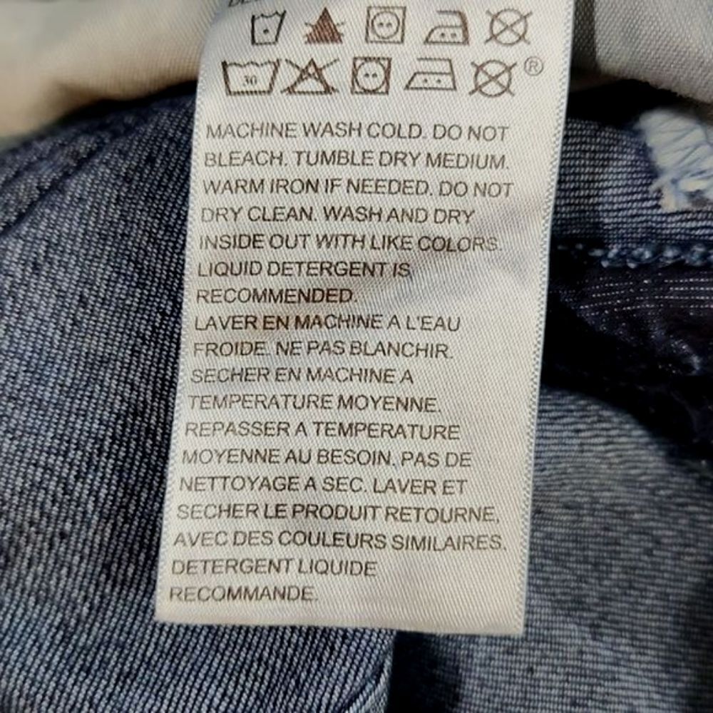 Signature LEVI STRAUSS Dark Wash Jeans MID RISE BOOTCUT - Picture 6 of 7